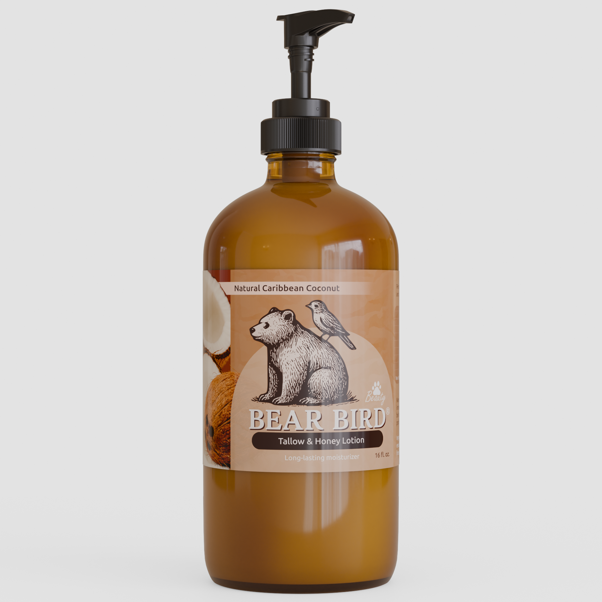 grass-fed- beef Tallow lotion honey olive oil 