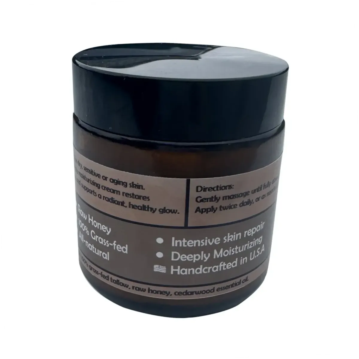 Cedarwood Hunting Tallow and Honey Cream Man Hands