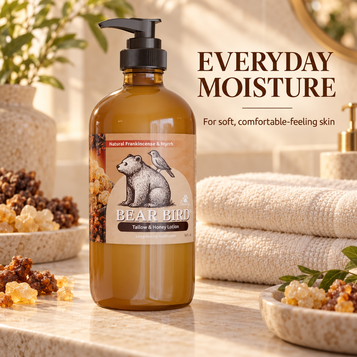 tallow lotion, cream, body, natural, organic, non-toxic grass-fed, olive oil, raw honey