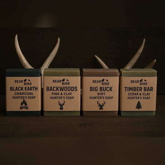 Hunting scent cover soap collection