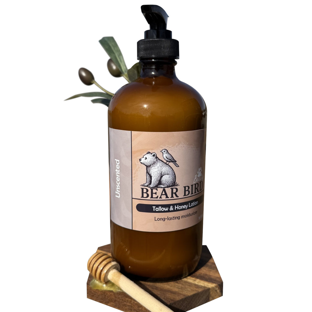 grass-fed Tallow lotion, body, nourishing, dry skin, unscented , natural, nontoxic