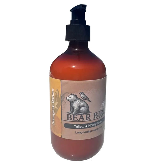 Orange and Vanilla Tallow & Honey Lotion