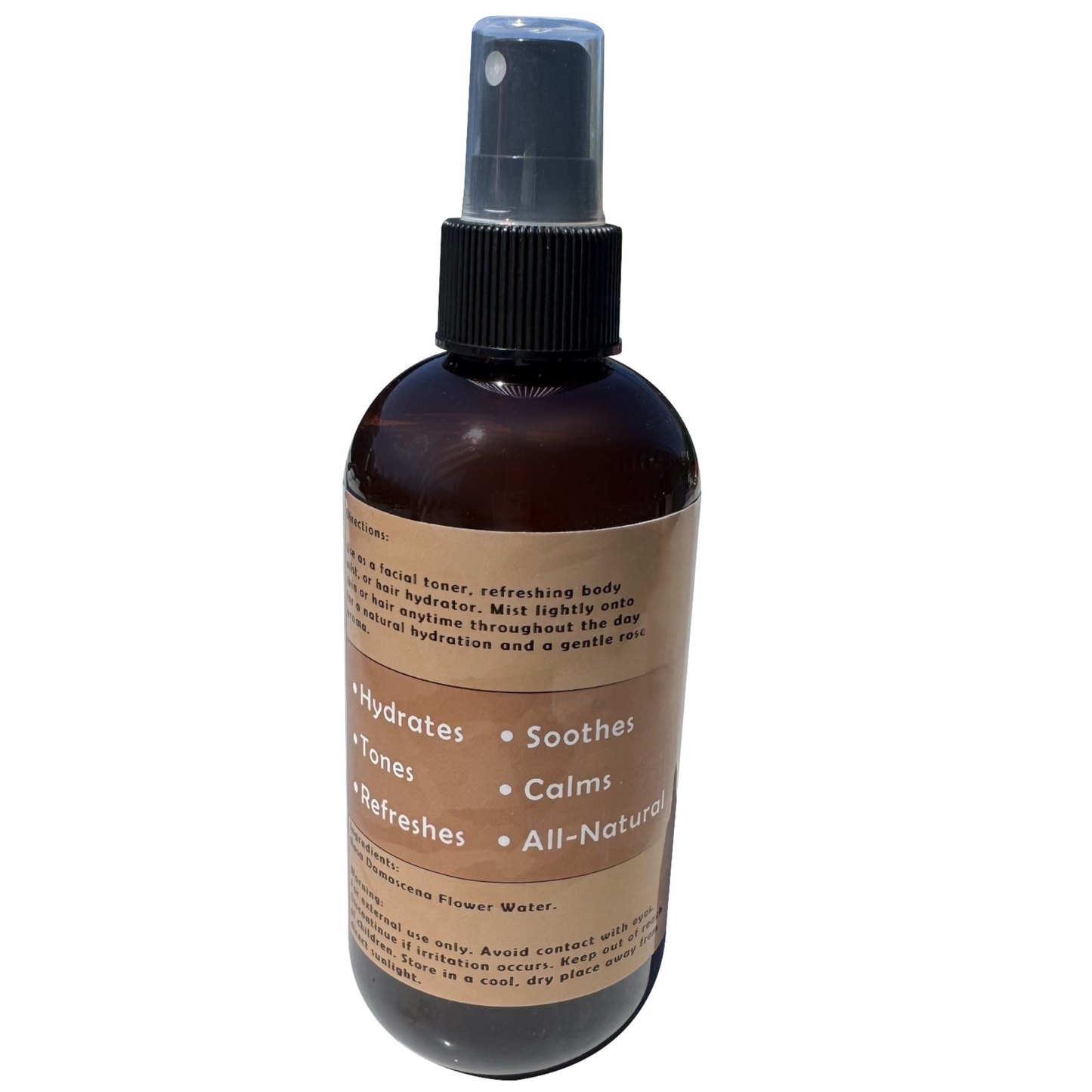 Rose Hydrosol Rose water organic 8 oz